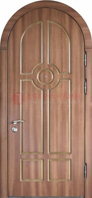 Арочная дверь с отделкой массивом ДА-35 в Истре